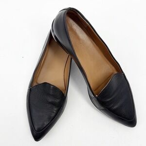 Everlane Black Leather Flats
